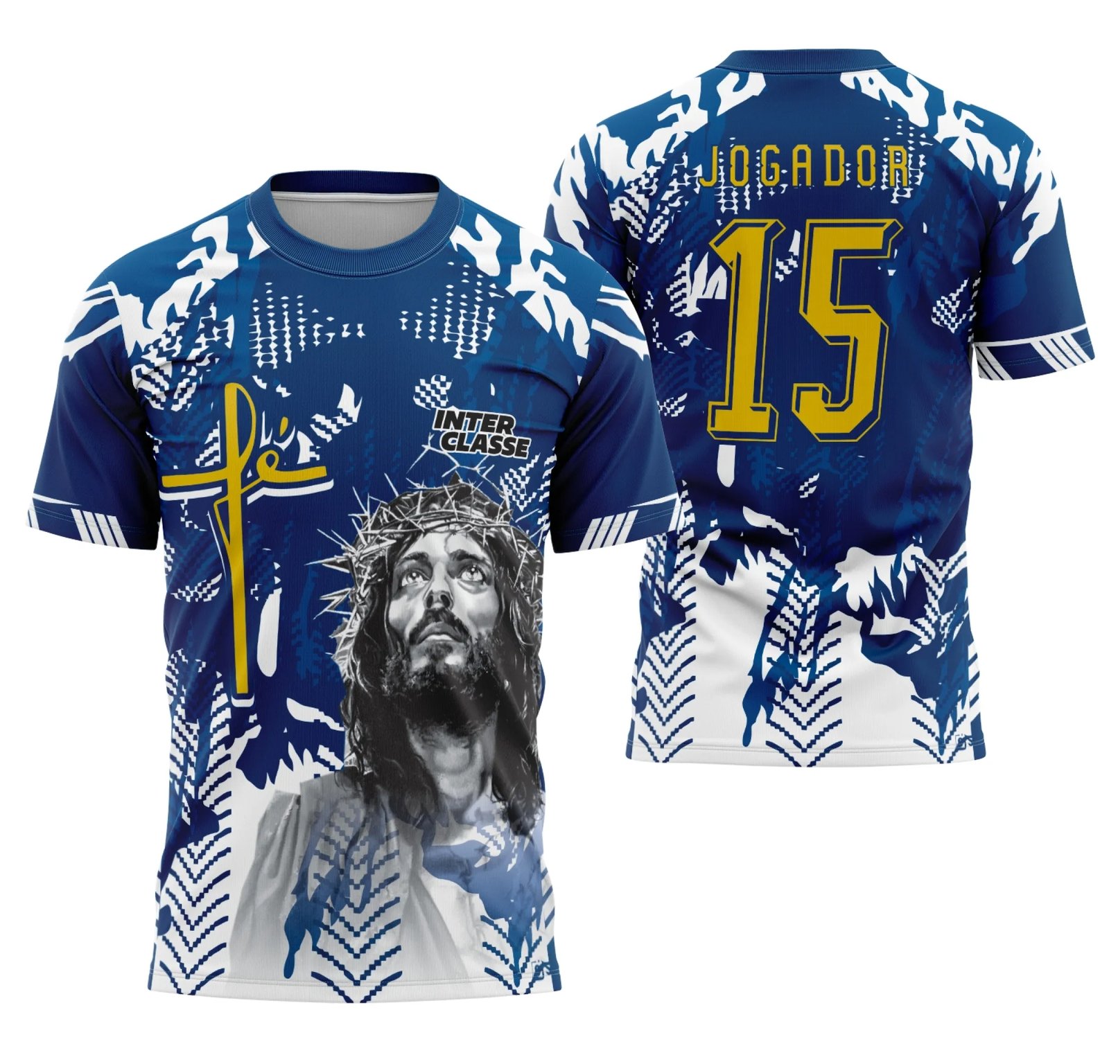 Camisa Interclasse Futebol Jesus Cristo