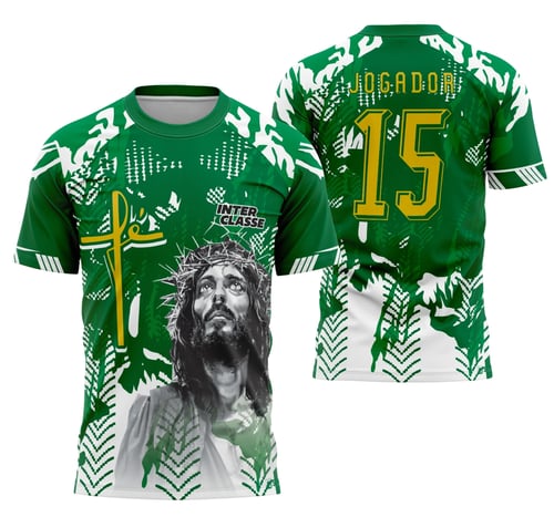 Camisa Interclasse Futebol Jesus Cristo