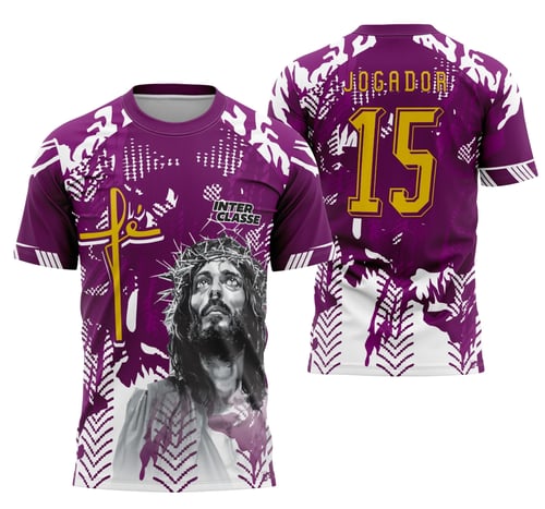 Camisa Interclasse Futebol Jesus Cristo