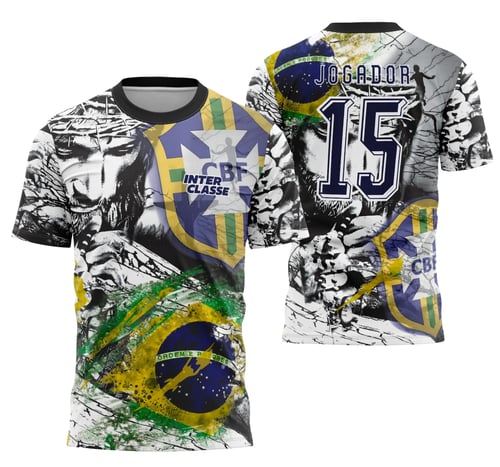Camisa Interclasse Futebol Jesus Cristo