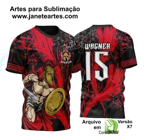 Arte Vetor Camisa InterClasse Spartanos 2023 Modelo 2