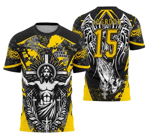 Camisa Interclasse Futebol Jesus Cristo