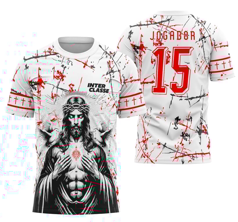 Camisa Interclasse Futebol Jesus Cristo