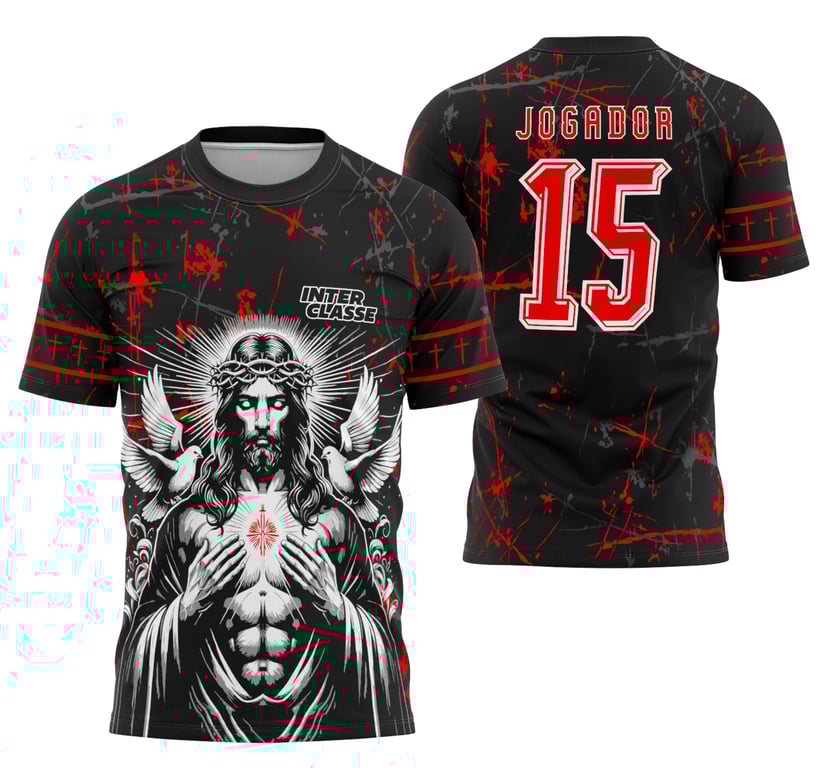 Camisa Interclasse Futebol Jesus Cristo