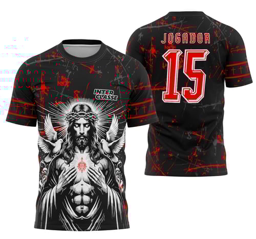Camisa Interclasse Futebol Jesus Cristo