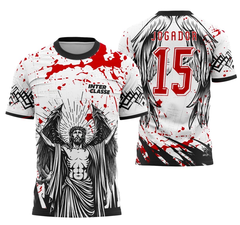 Camisa Interclasse Futebol Jesus Cristo