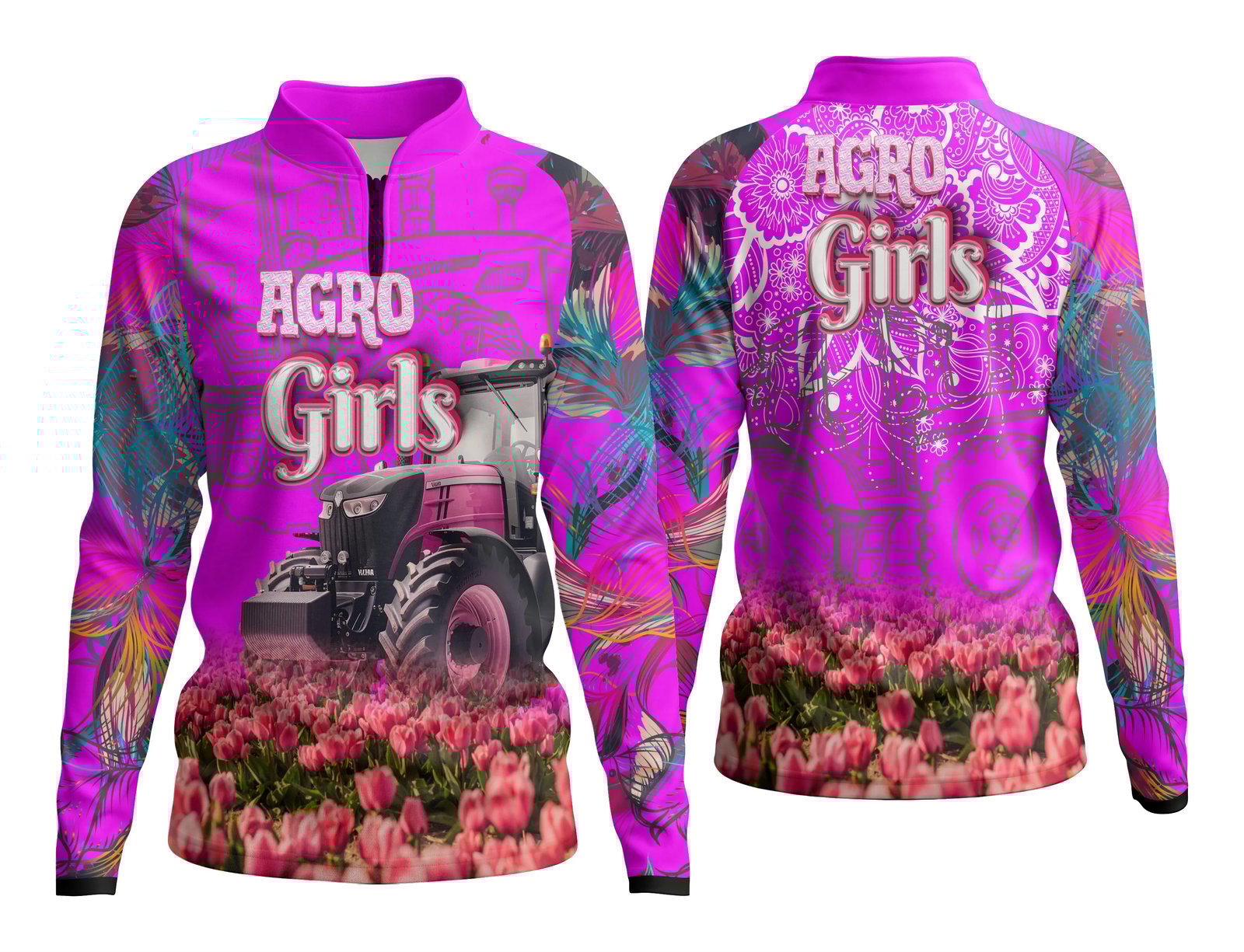 Arte Camisa Agro Girl Feminina Personalizada