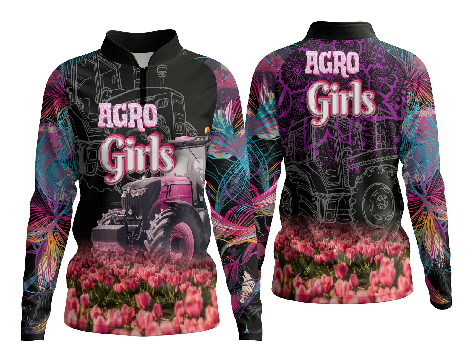 Arte Camisa Agro Girl Feminina Personalizada