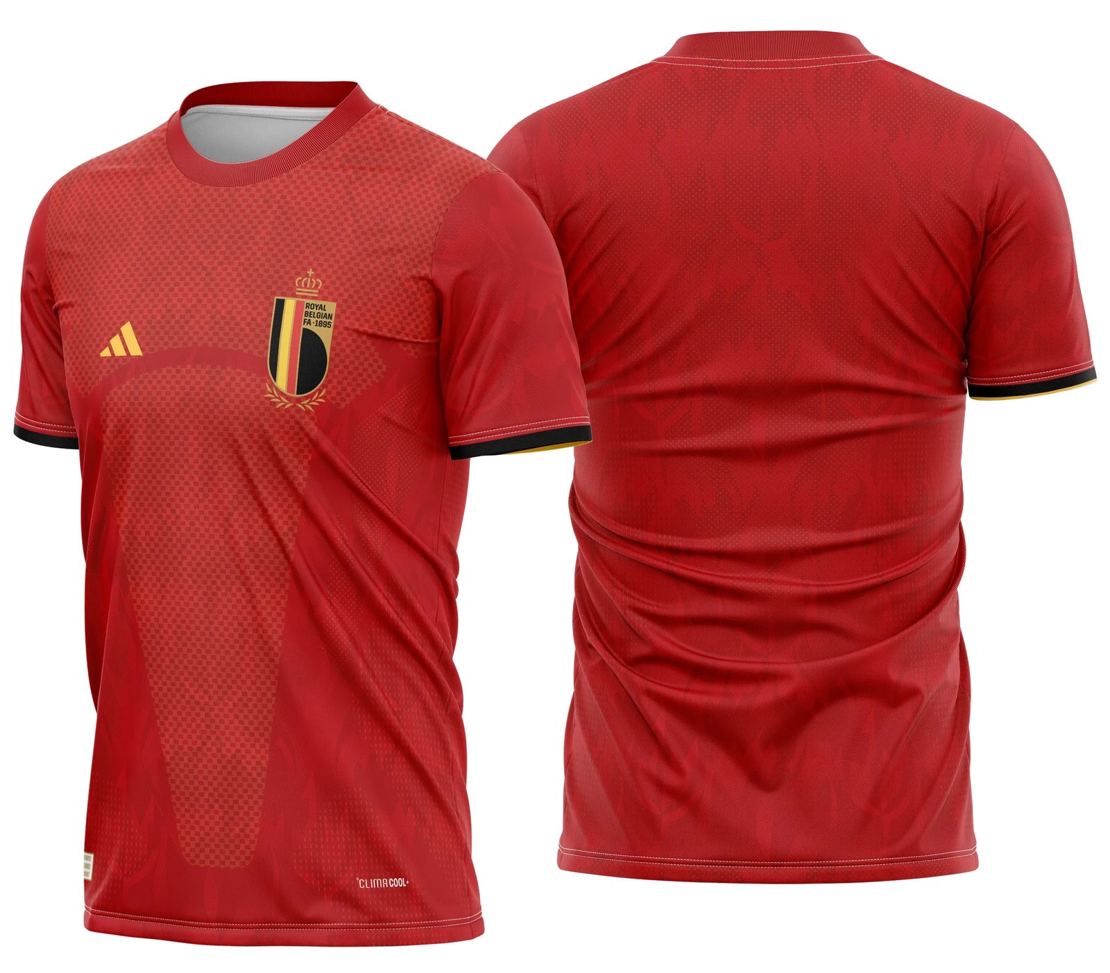 Arte Camisa de Time Belgica 2026