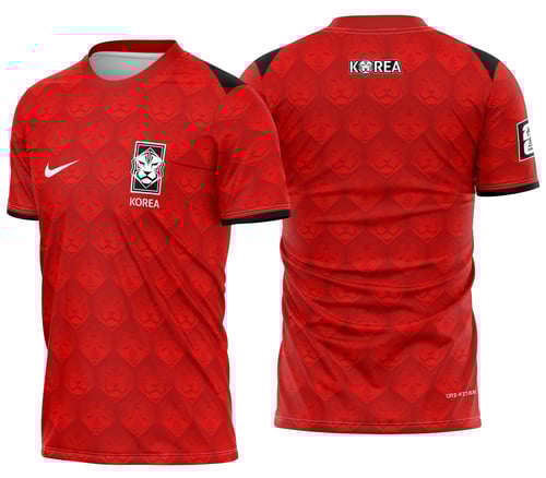 Arte Camisa de Time Corea Sur Concept 2026