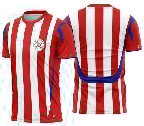 Arte Camisa de Time Paraguay Local 2007