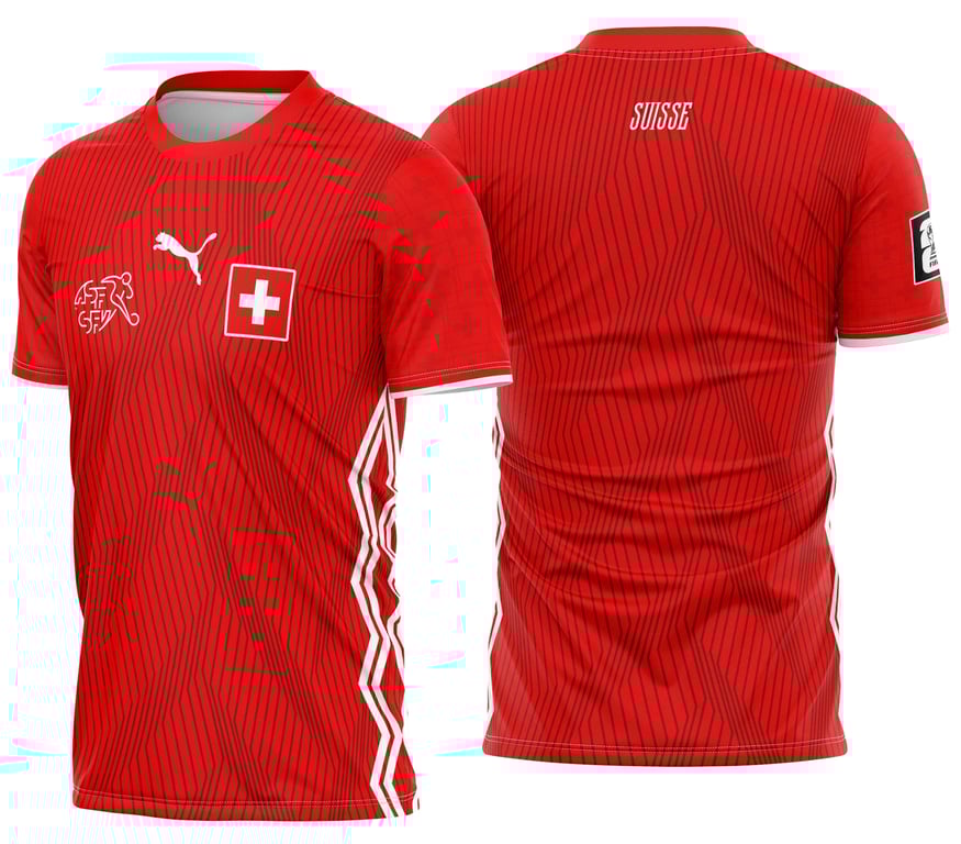 Arte Camisa de Time Suiza Concept 2026