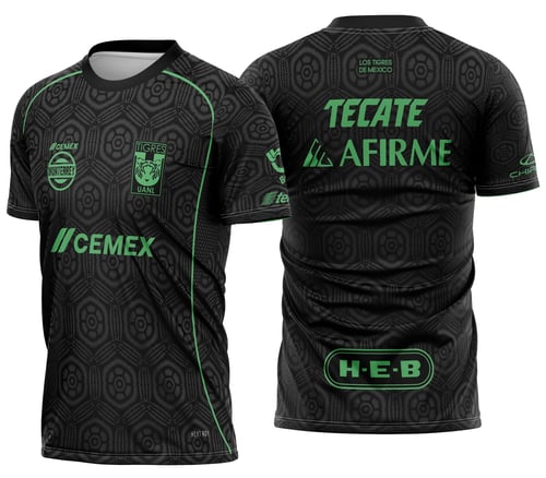 Arte Camisa de Time Tigres UANL 2026