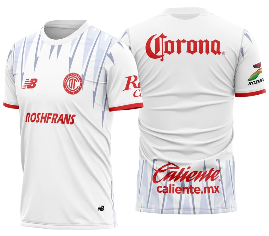 Arte Camisa de Time Toluca Portero 2026
