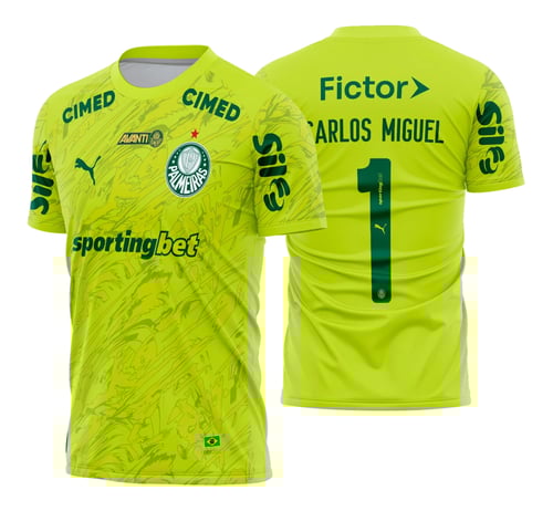 Arte Camisa Palmeiras Goleiro 2026