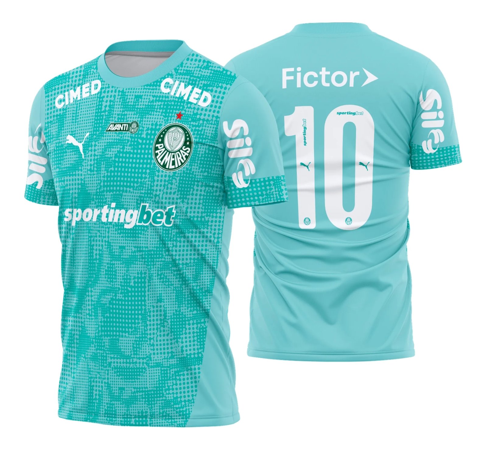 Arte Camisa Palmeiras Treino 2026