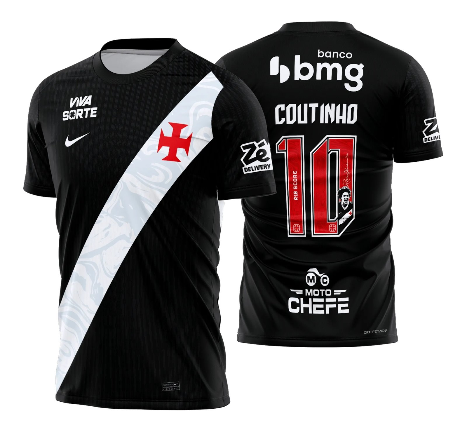 Arte Camisa do Vasco Titular 2026 - 2027