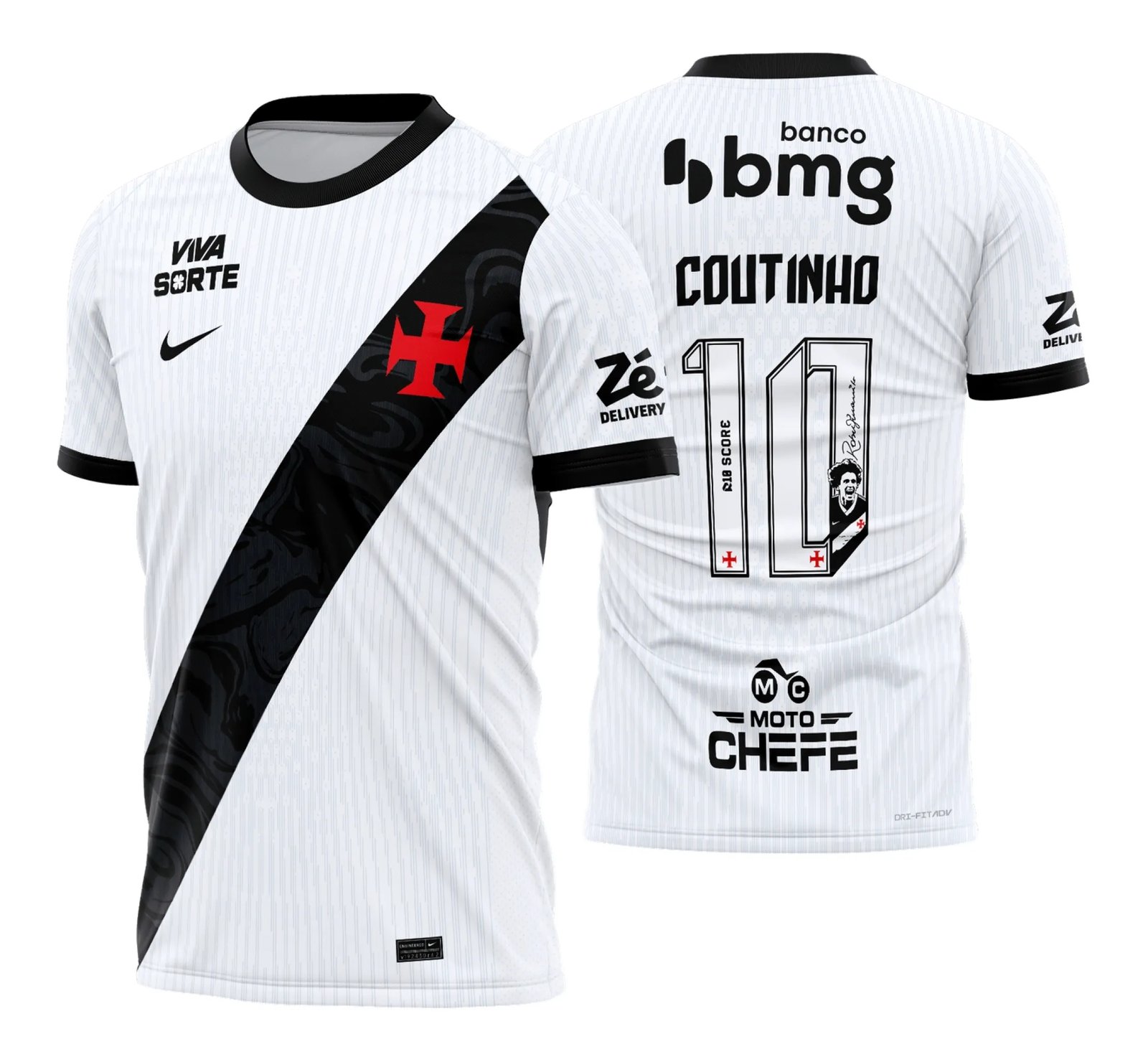 Arte Camisa do Vasco Reserva 2026 - 2027