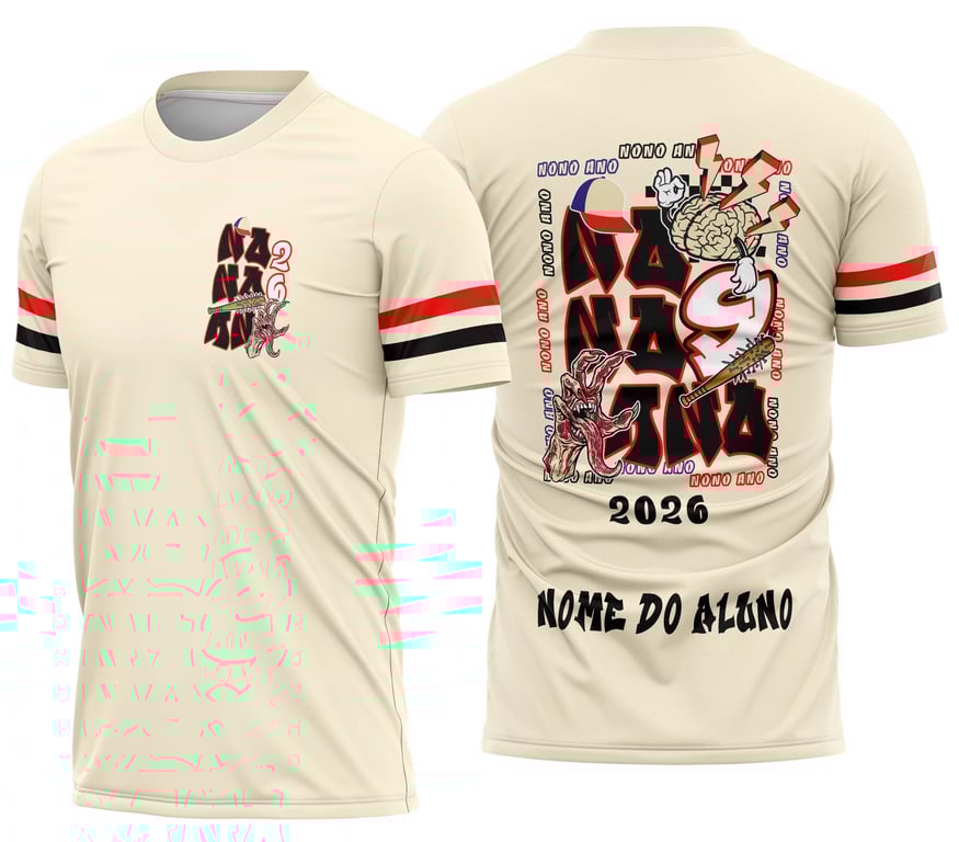 Arte Camisa Nono Ano Stranger Things Vecna