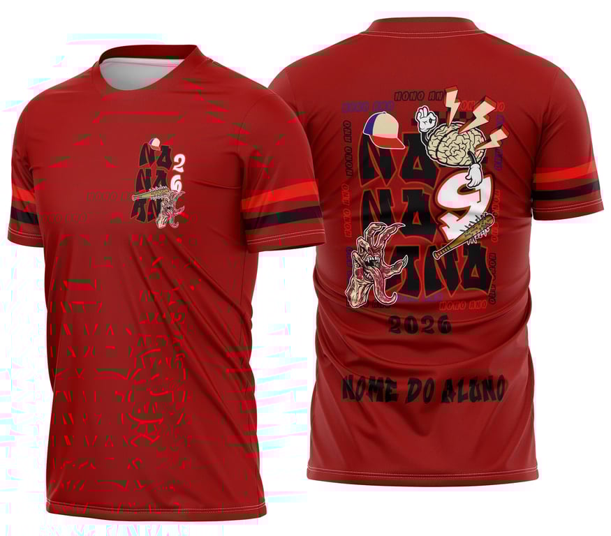 Arte Camisa Nono Ano Stranger Things Vecna