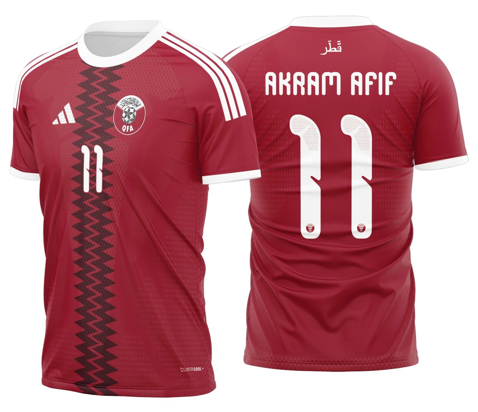 Catar Titular Copa do Mundo 2026 Arte Vetor