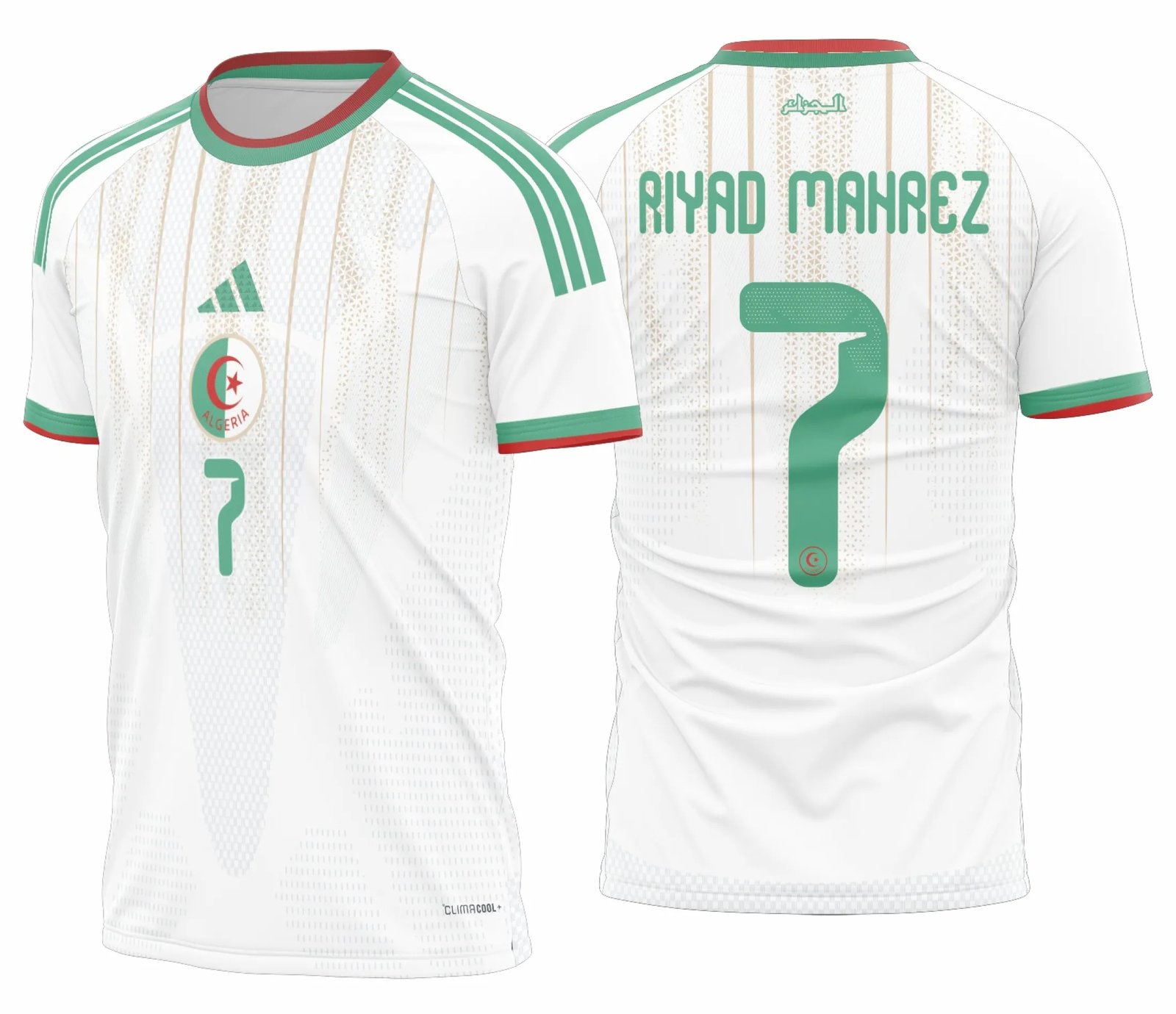 Argélia Titular Copa do Mundo 2026 Arte Vetor