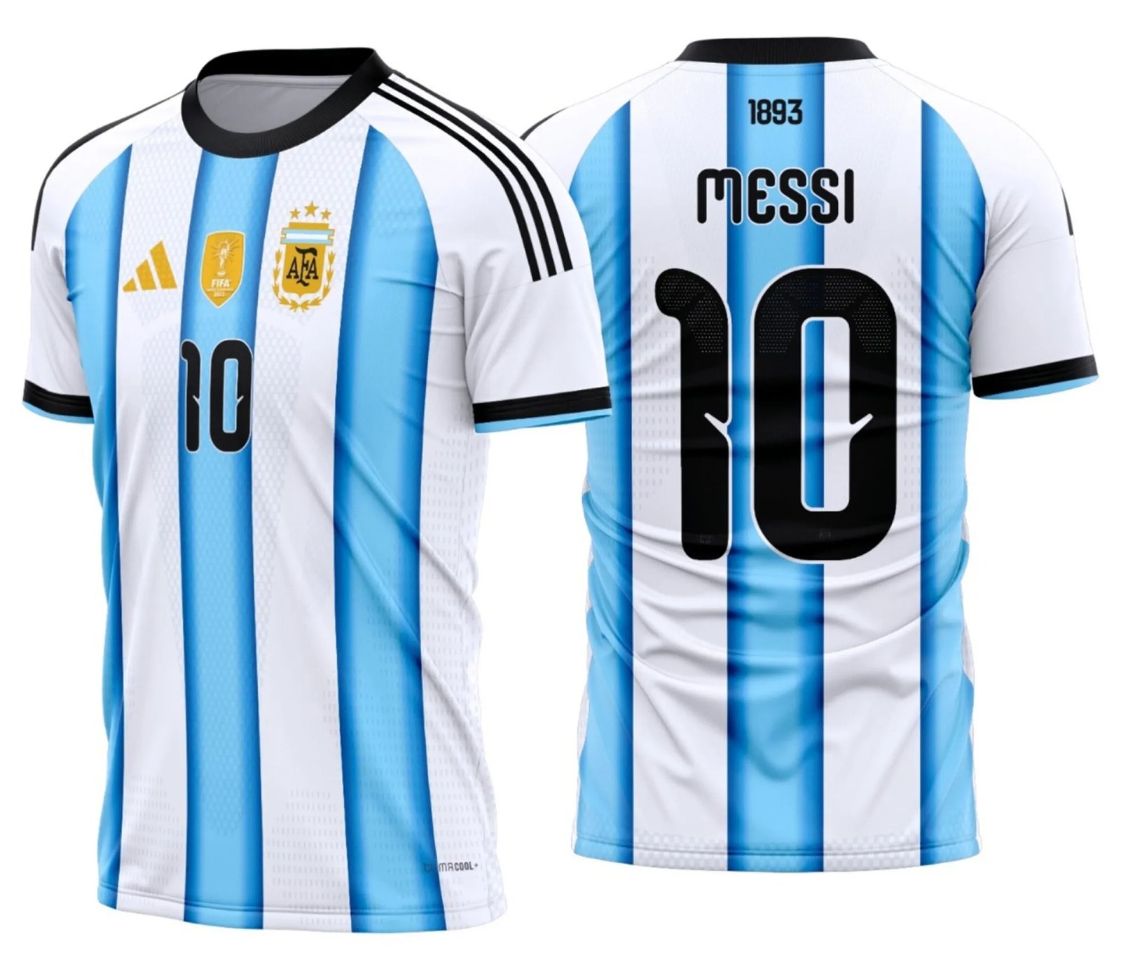 Argentina Titular Copa do Mundo 2026 Arte Vetor