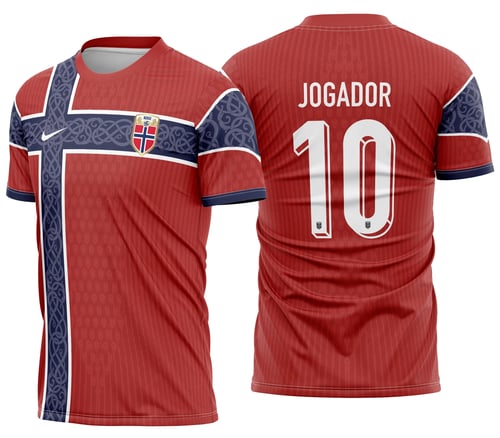 Arte Vetor Camisa Noruega Titular 2026 - 2027