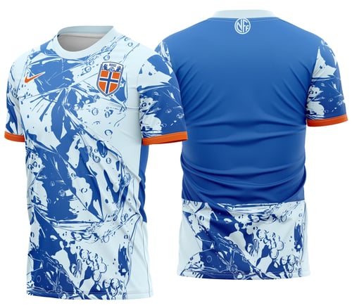 Arte Vetor Camisa Noruega 2024