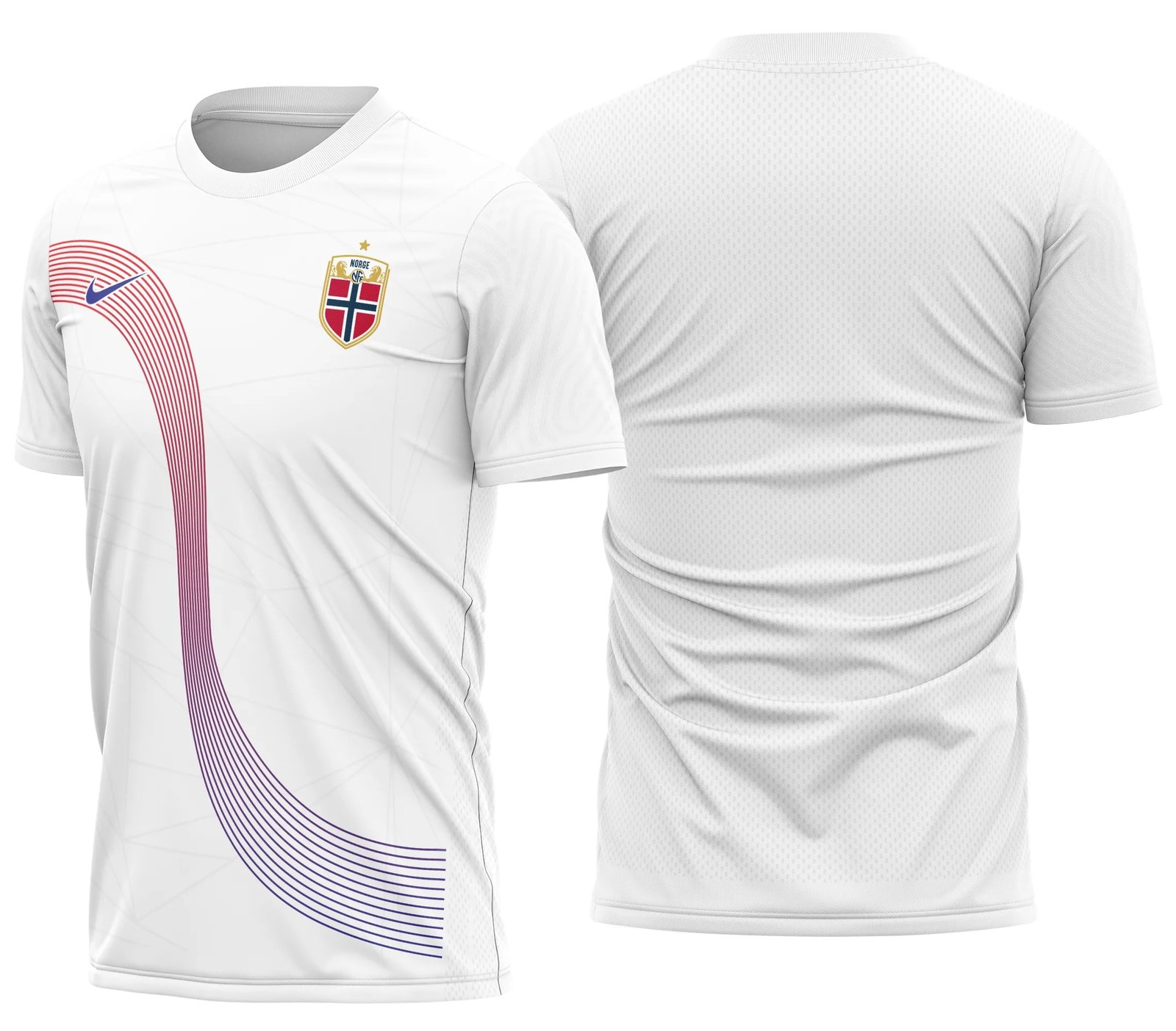 Arte Vetor Camisa Noruega 2022