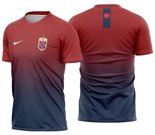Arte Vetor Camisa Noruega 2019