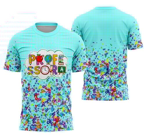 Arte Camisa Professora Personalizada