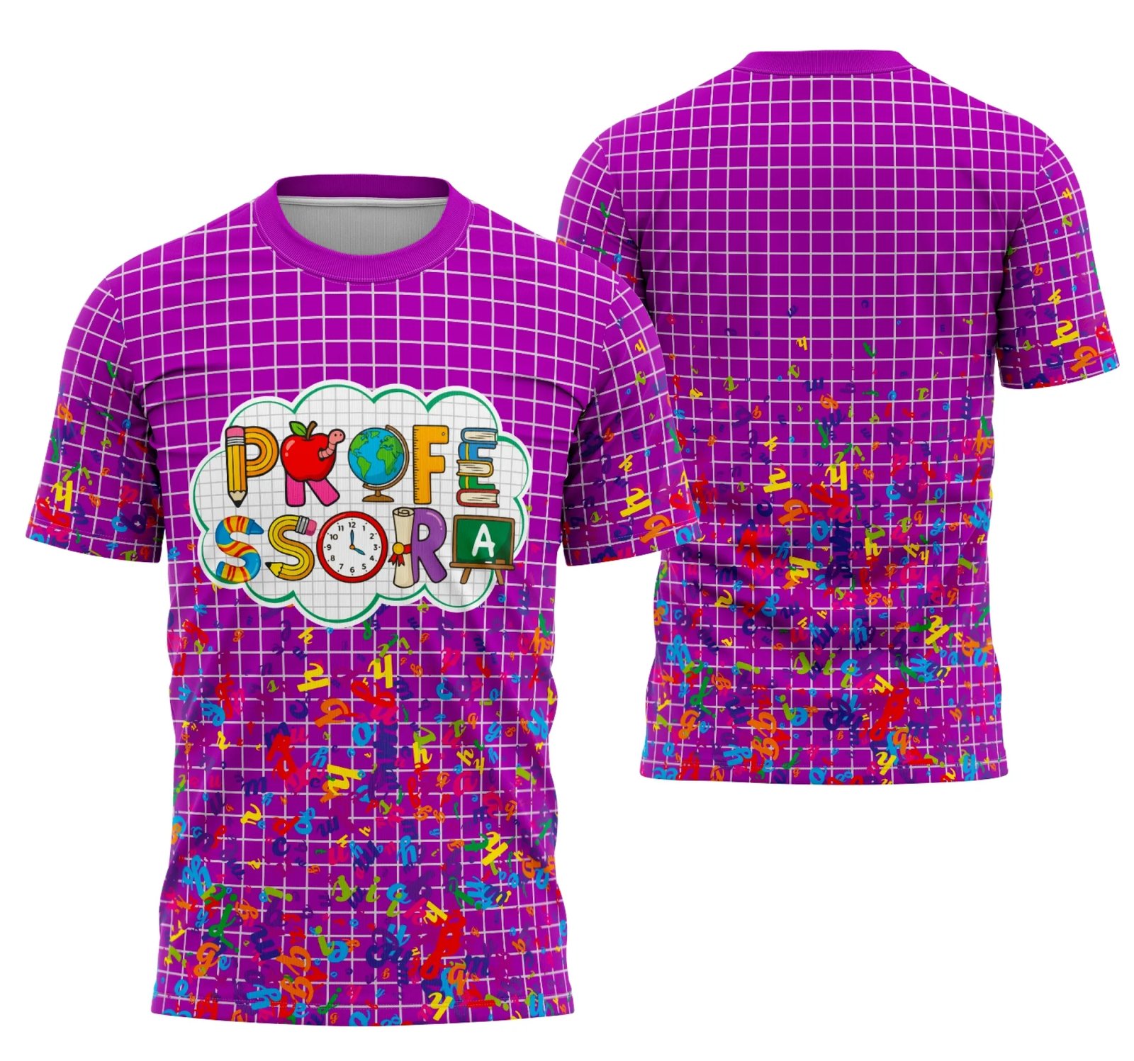 Arte Camisa Professora Personalizada