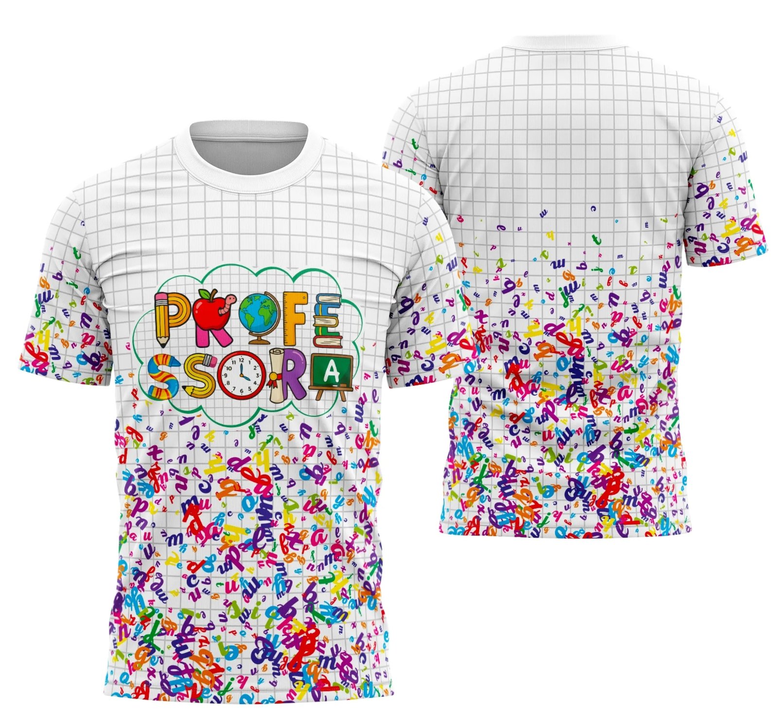 Arte Camisa Professora Personalizada