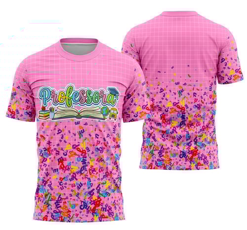 Arte Camisa Professora Personalizada