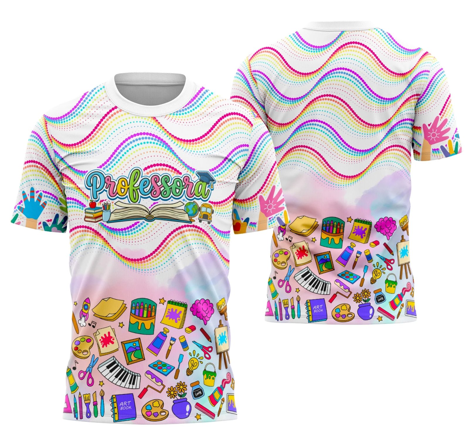 Arte Camisa Professora Personalizada