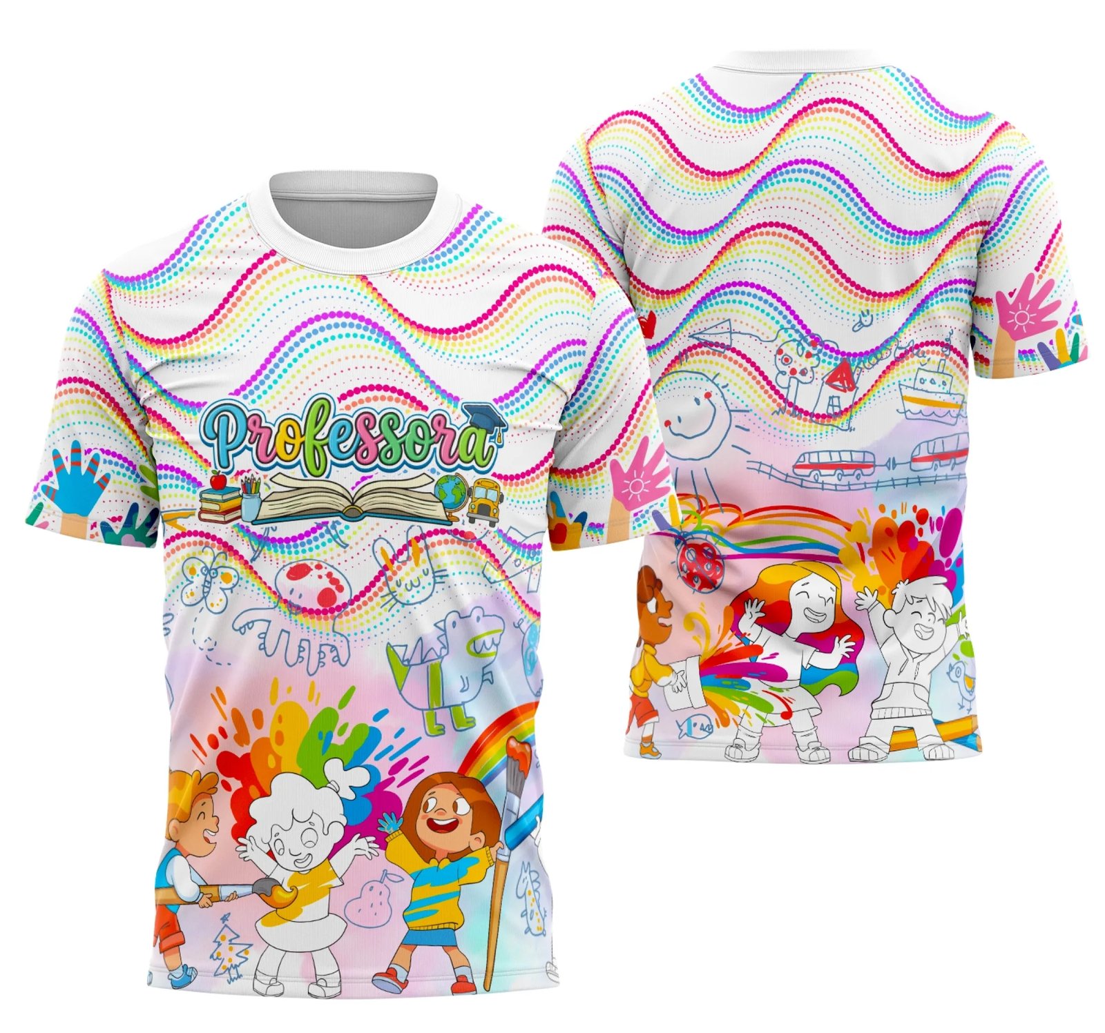 Arte Camisa Professora Personalizada