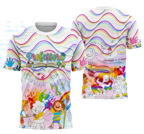 Arte Camisa Professora Personalizada
