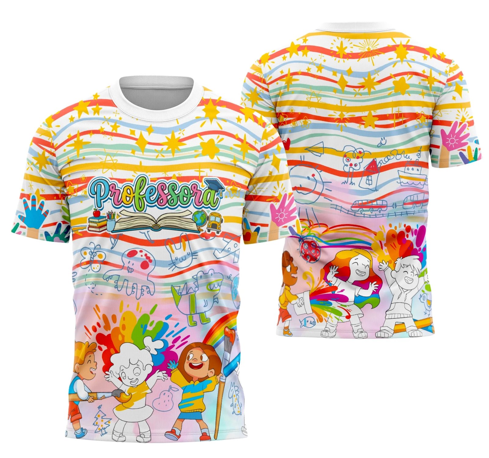 Arte Camisa Professora Personalizada