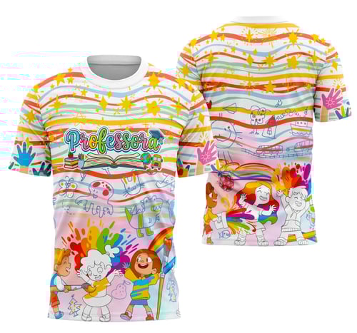 Arte Camisa Professora Personalizada