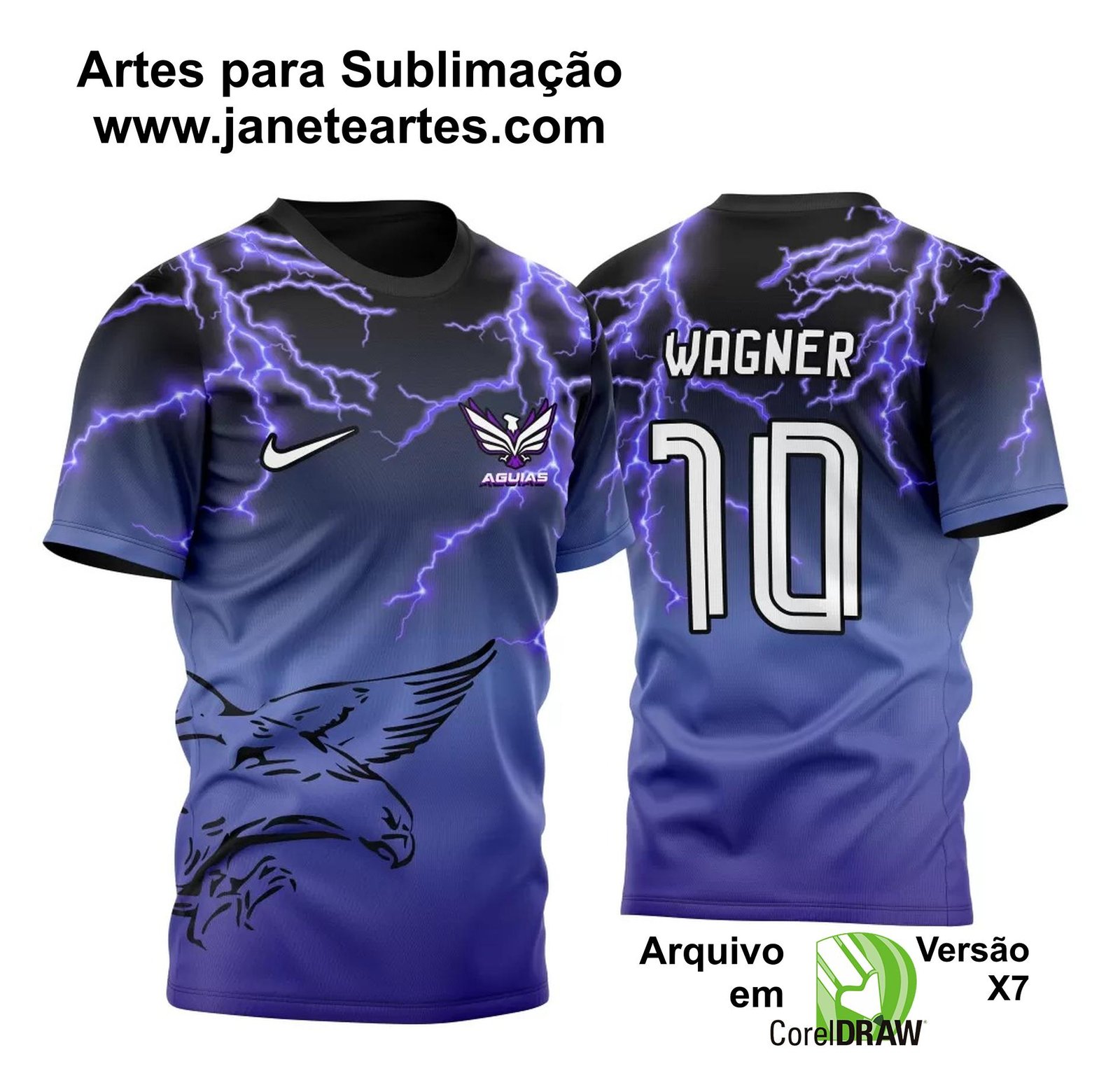 Arte Vetor Camisa InterClasse Águia Modelo 2 2023