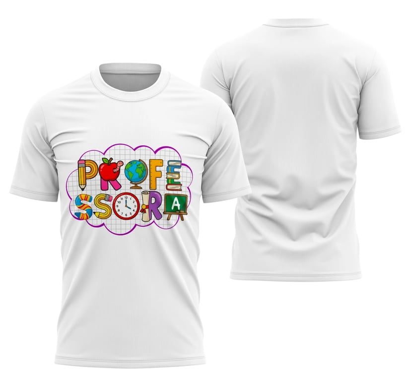 Arte Camisa Professora Personalizada