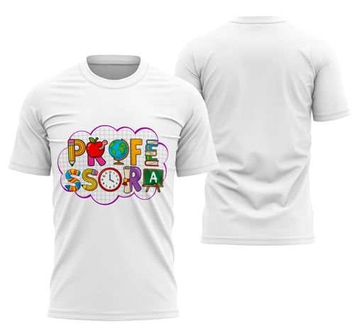 Arte Camisa Professora Personalizada