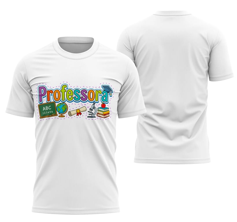 Arte Camisa Professora Personalizada