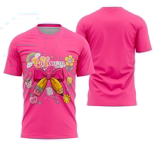 Arte Camisa Professora Personalizada