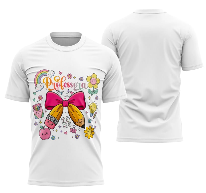Arte Camisa Professora Personalizada