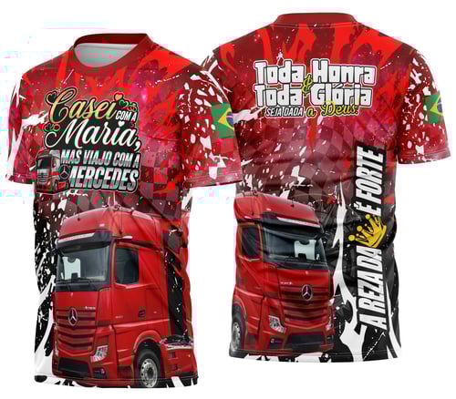 Arte Camisa Caminhoneiro Personalizada
