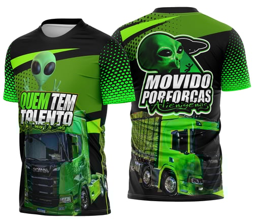 Arte Camisa Caminhoneiro Personalizada