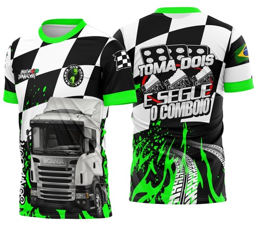 Arte Camisa Caminhoneiro Personalizada