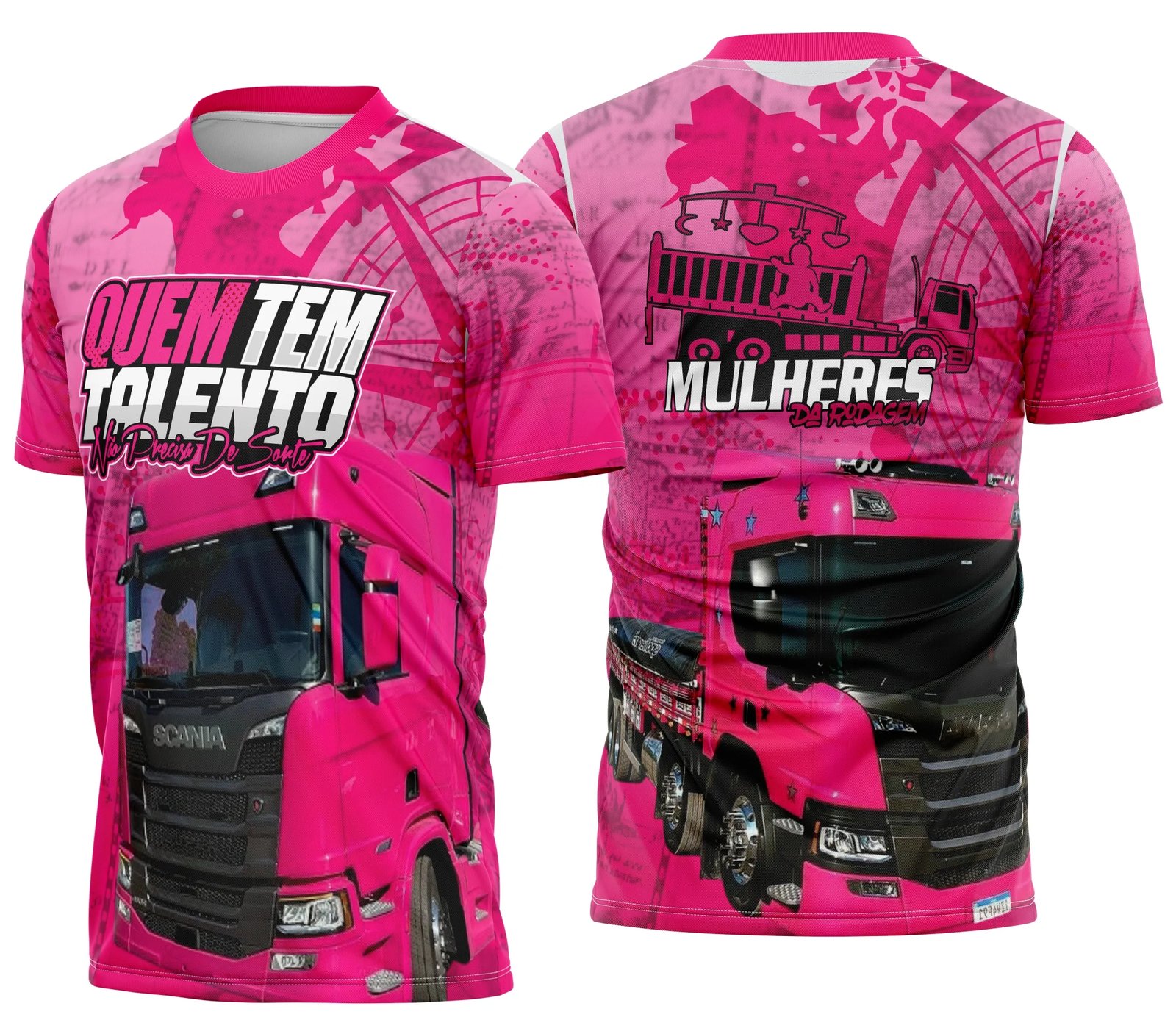 Arte Camisa Caminhoneiro Personalizada